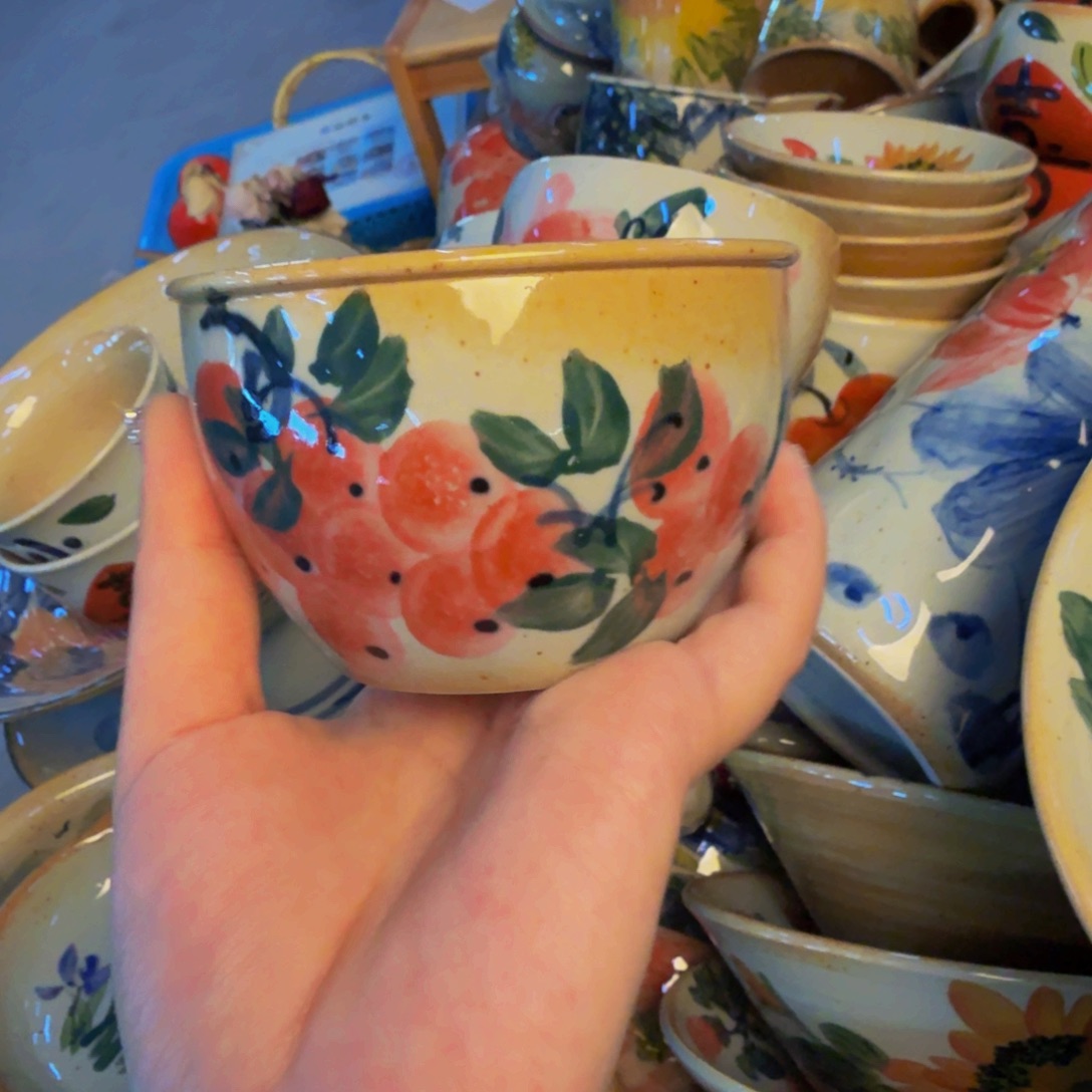 瓷片景德镇陶瓷手工手绘