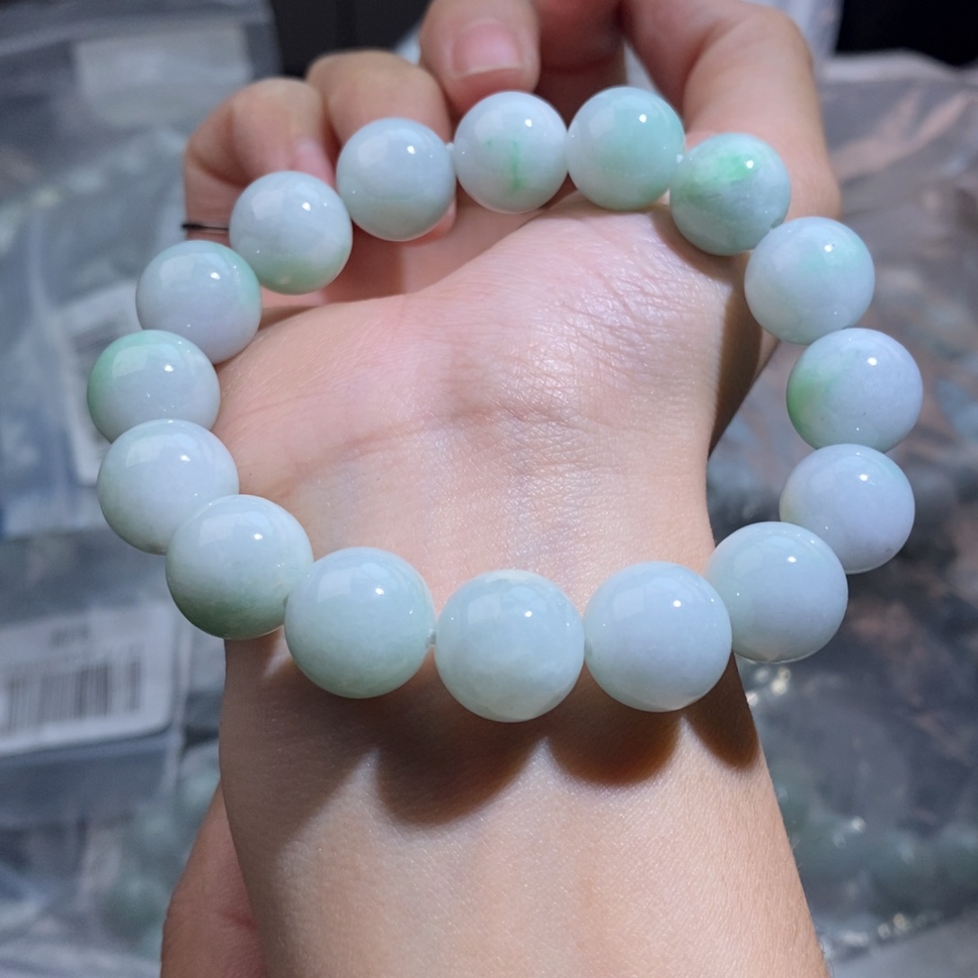 未镶嵌手串翡翠珠链