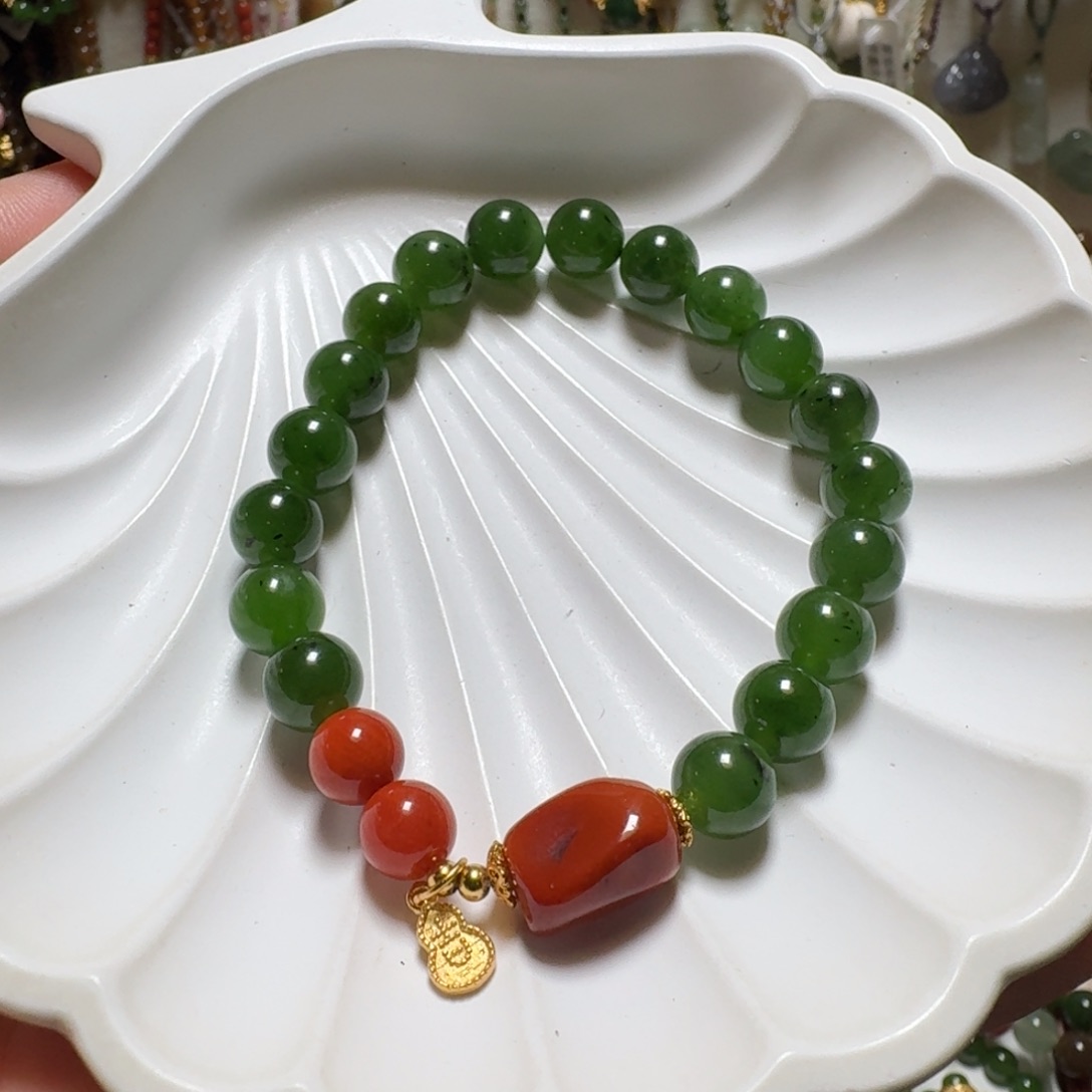 和田玉手链未镶嵌