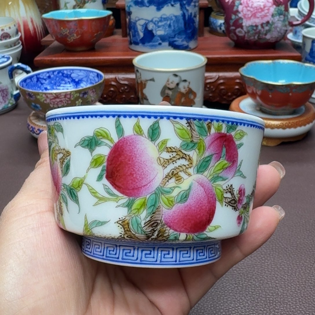 瓷片景德镇仿古手工制作精品展示