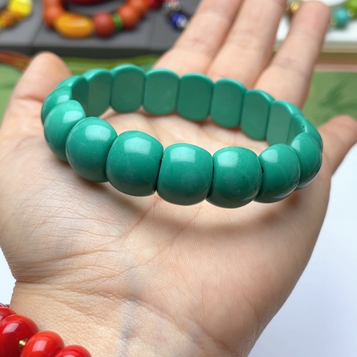 树脂制品21号绿色手牌