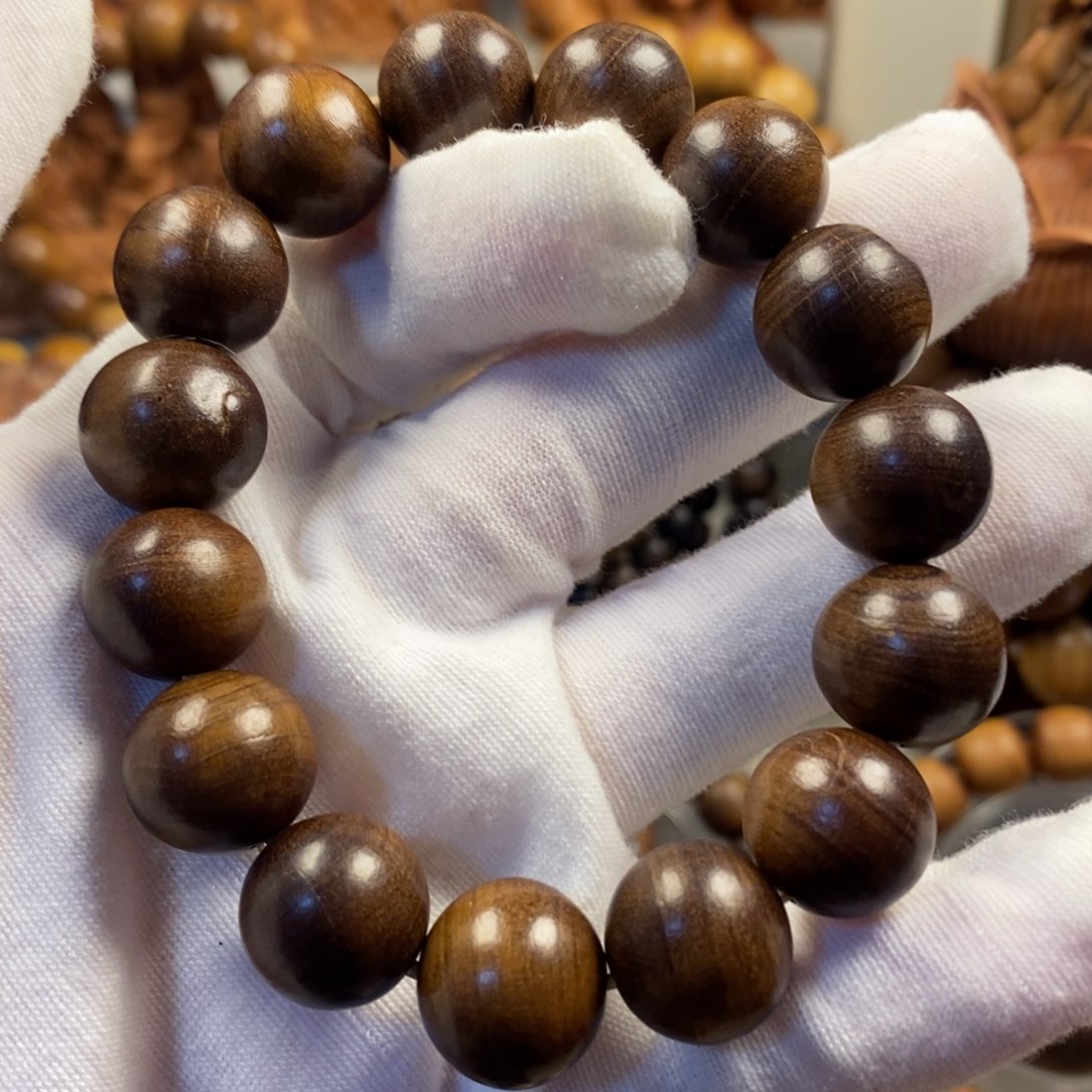 檀香木手串/手链老山檀奶香味15微瑕