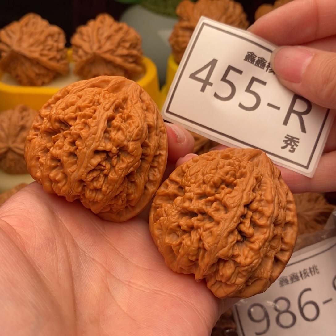 文玩核桃把件大粗筋48