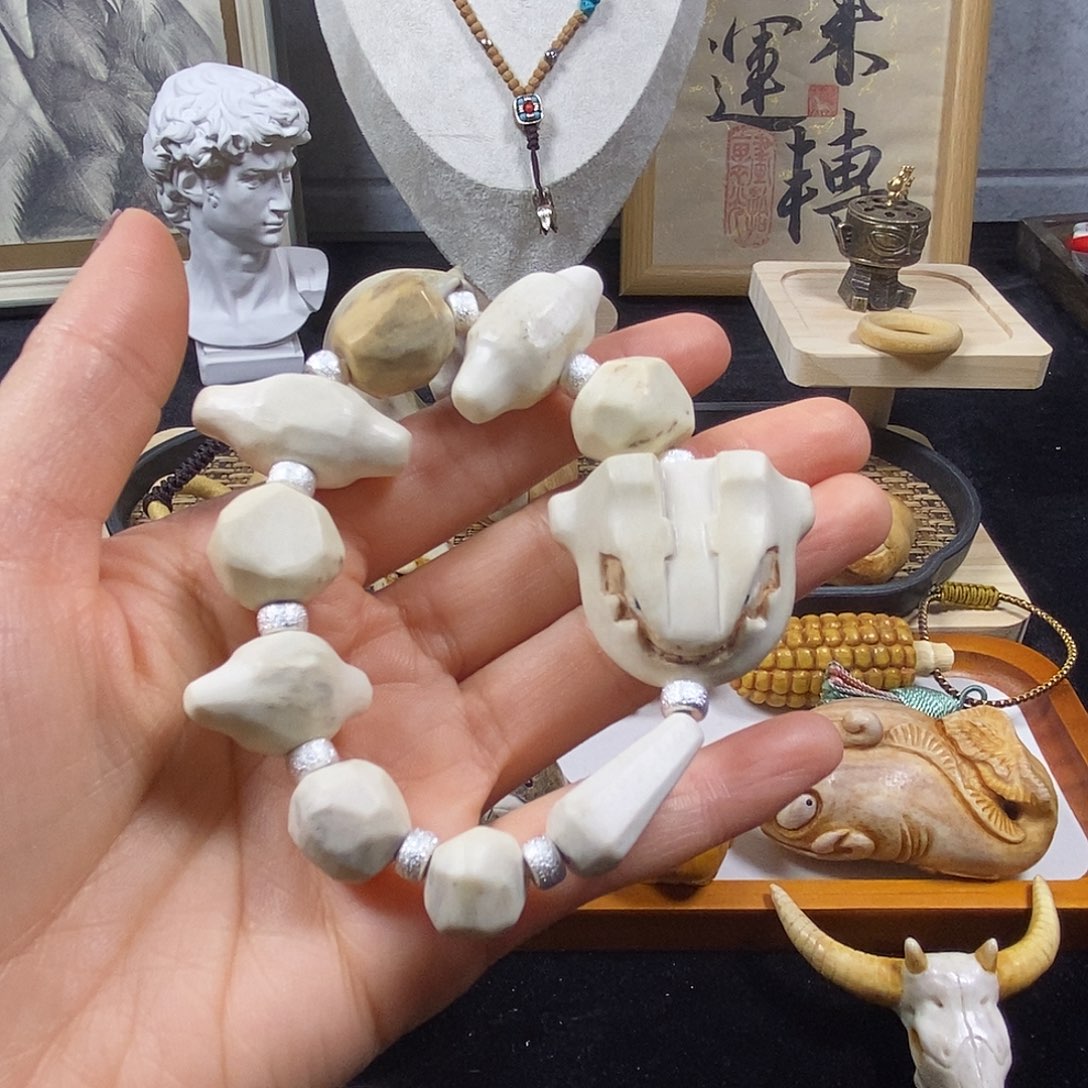 手串/手链鹿骨鹿角根付大钢蛇手串