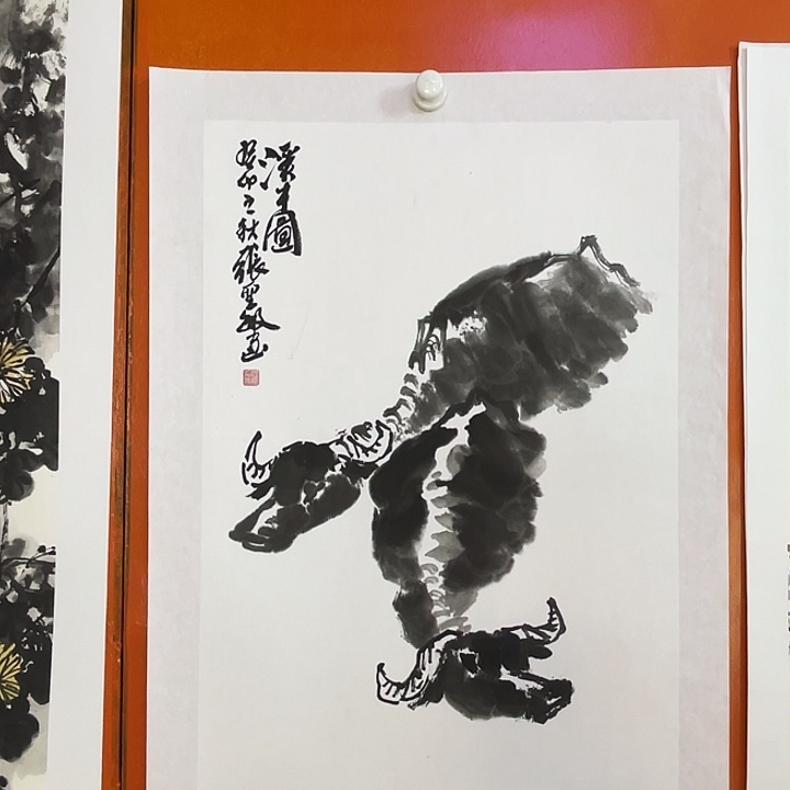 国画张圣敏先生纯手绘作品