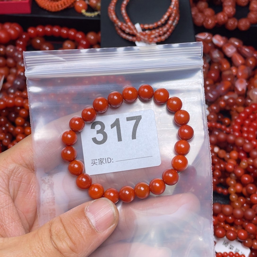 南红玛瑙手链合金叶****?