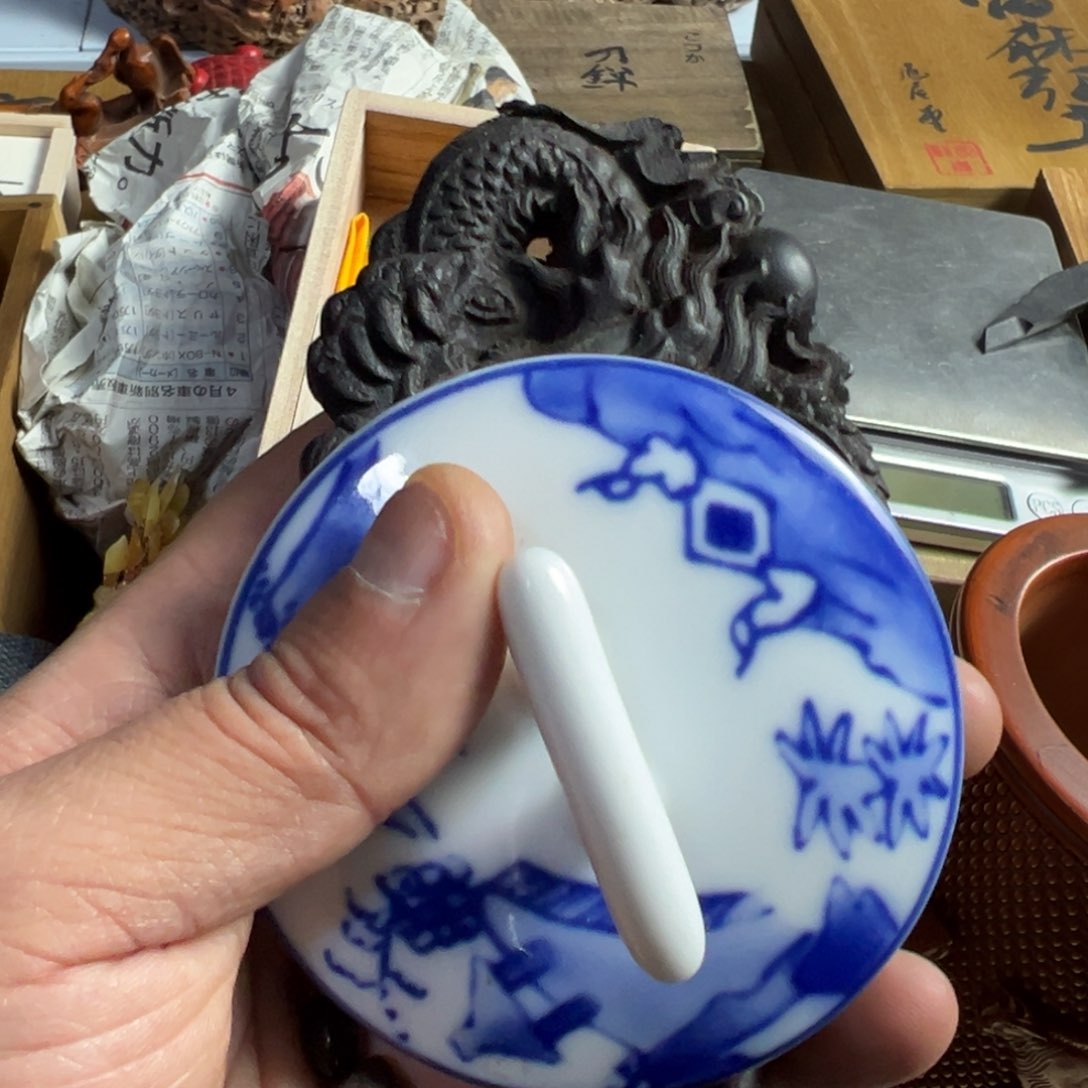 紫砂茶杯我家粉丝真好看啊