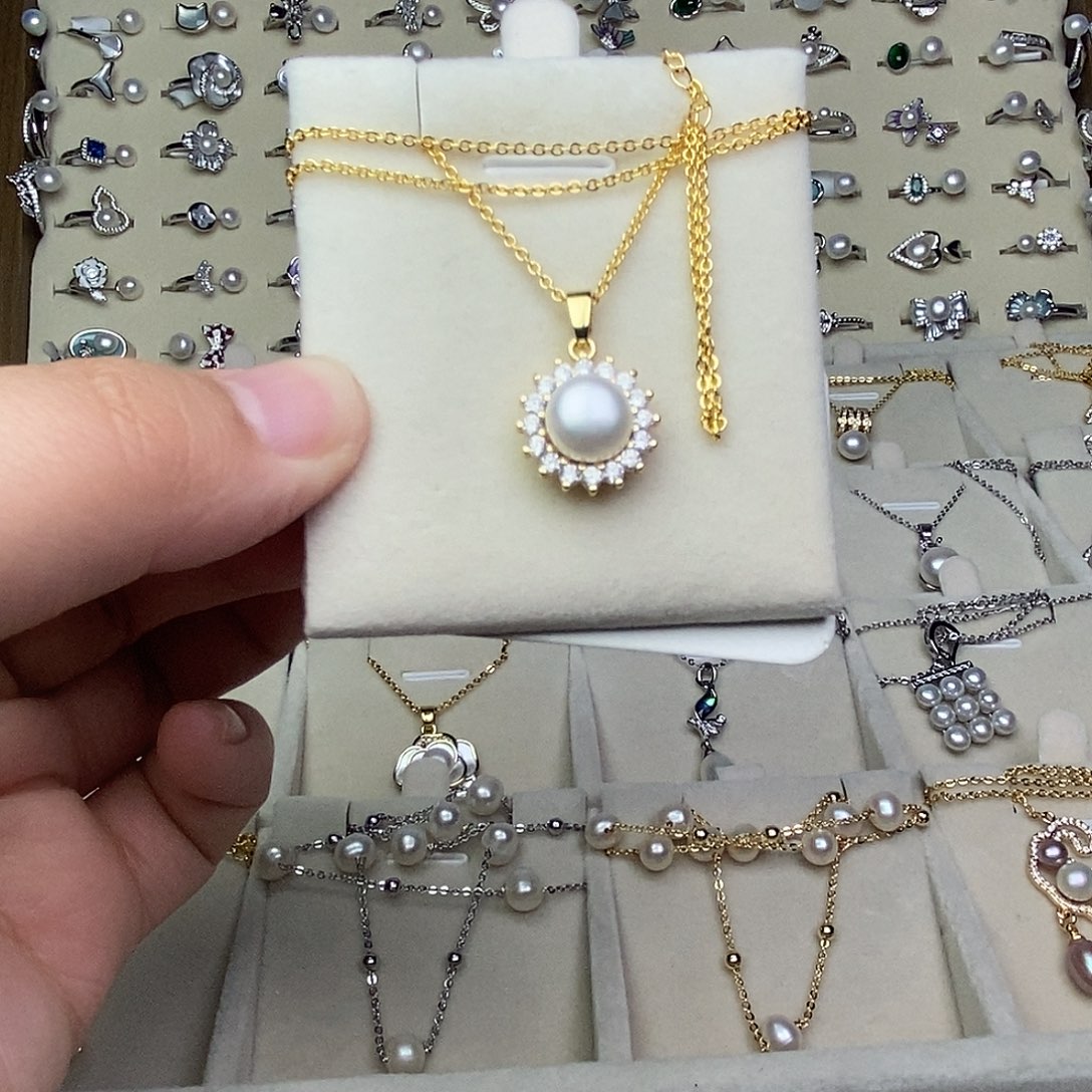 耳饰淡水珍珠银S925镶嵌