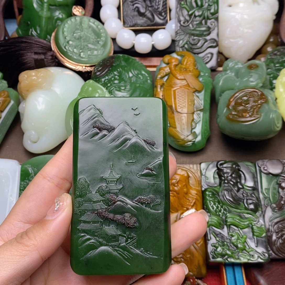 和田玉颈饰未镶嵌旭**升