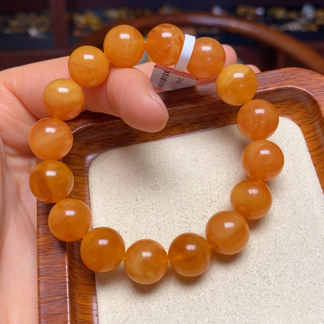 【闪购商品】蜜蜡手链未镶嵌手串