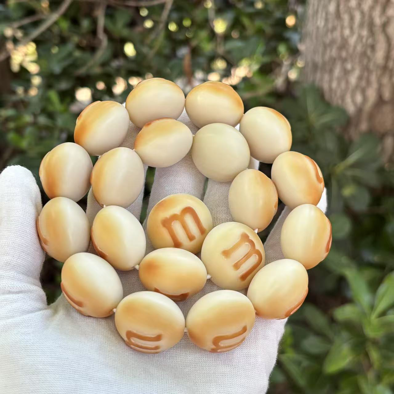 象牙果手抛雕刻款m豆24左右默认瑕