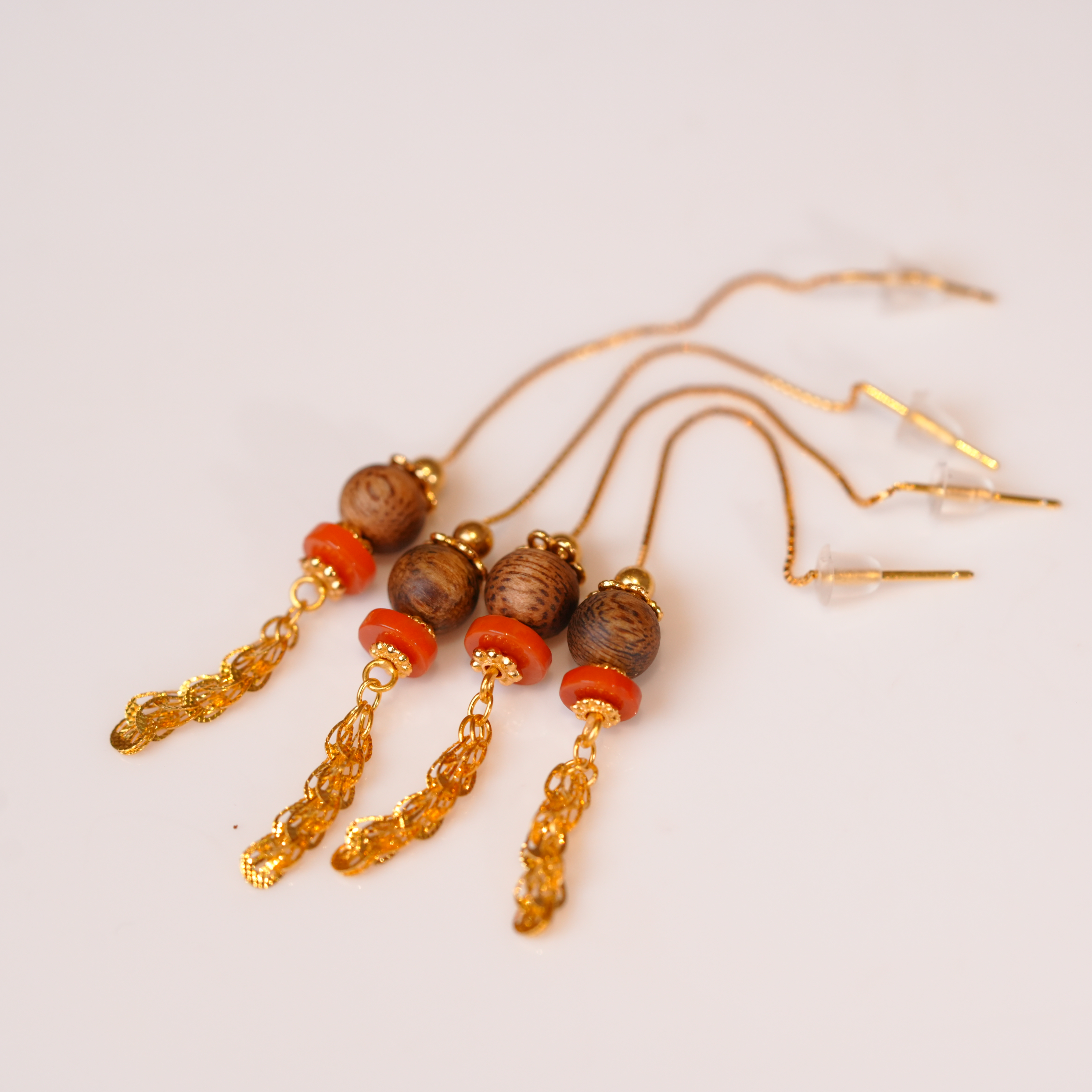 沉香【初见珠宝】沉香耳线27-1CH415X41【多样性发一件】