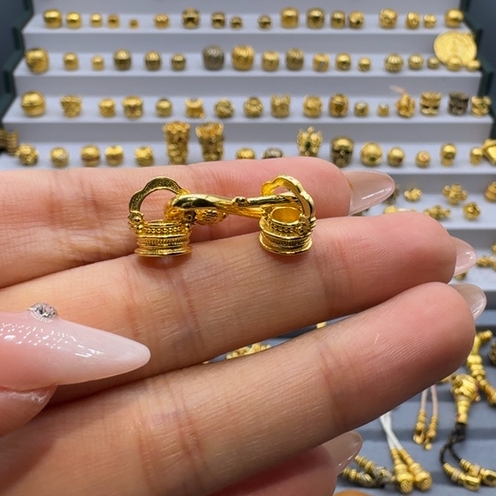 足银玻璃连接扣1个