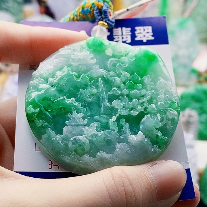 吊坠(不含链)未镶嵌翡翠情*