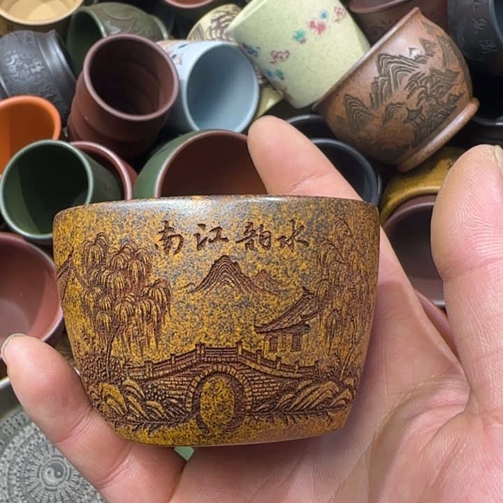 茶杯紫砂全手工制作工艺