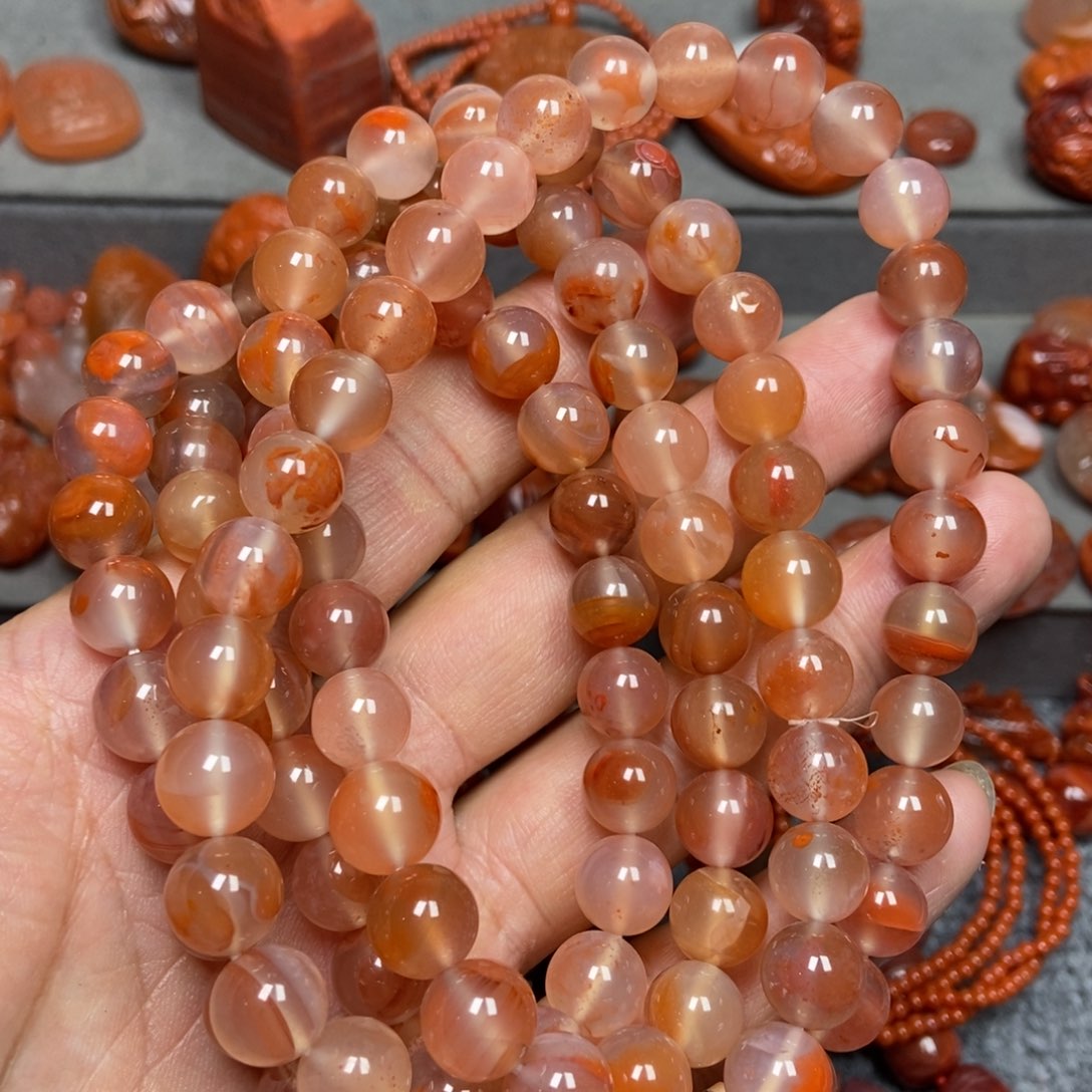 【闪购商品】南红玛瑙手串未镶嵌10mm