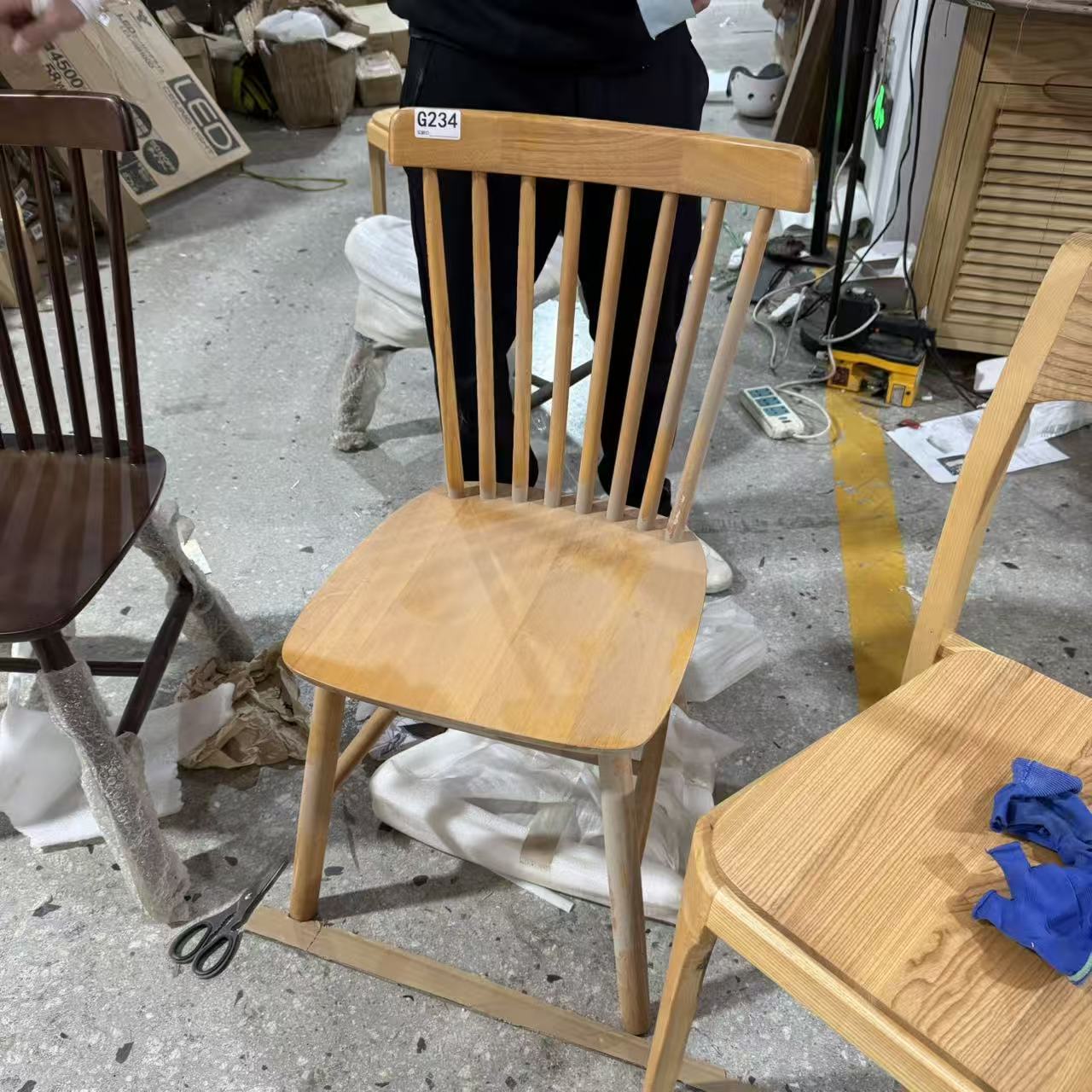 G234#（微瑕）餐桌椅子【不包安装】库存尾货 （三楼）