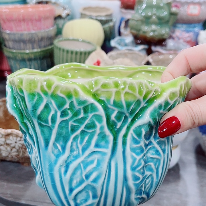 多肉陶瓷花盆满10元包邮