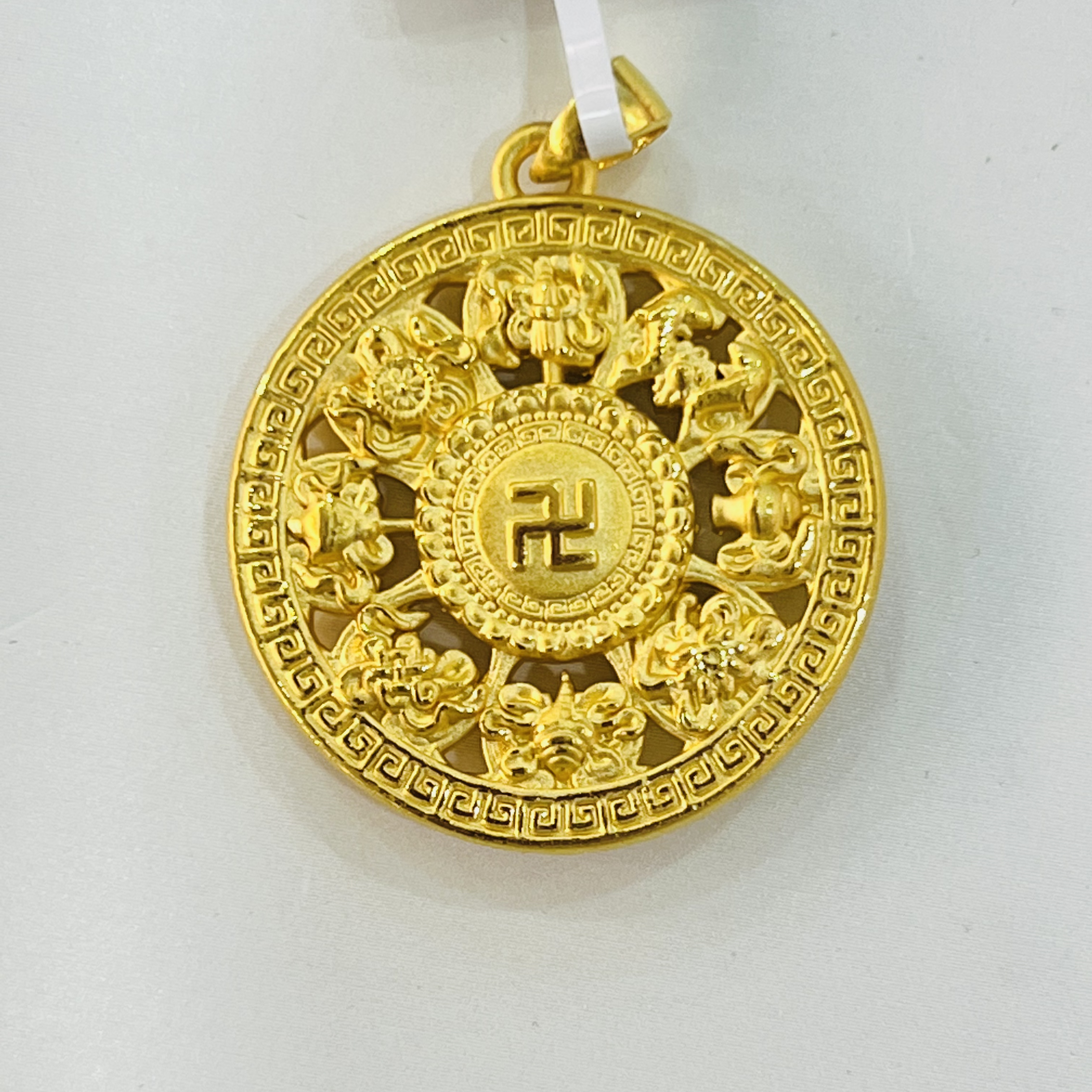 【思思专享】足金999 八宝罗盘吊坠 6.96 GP