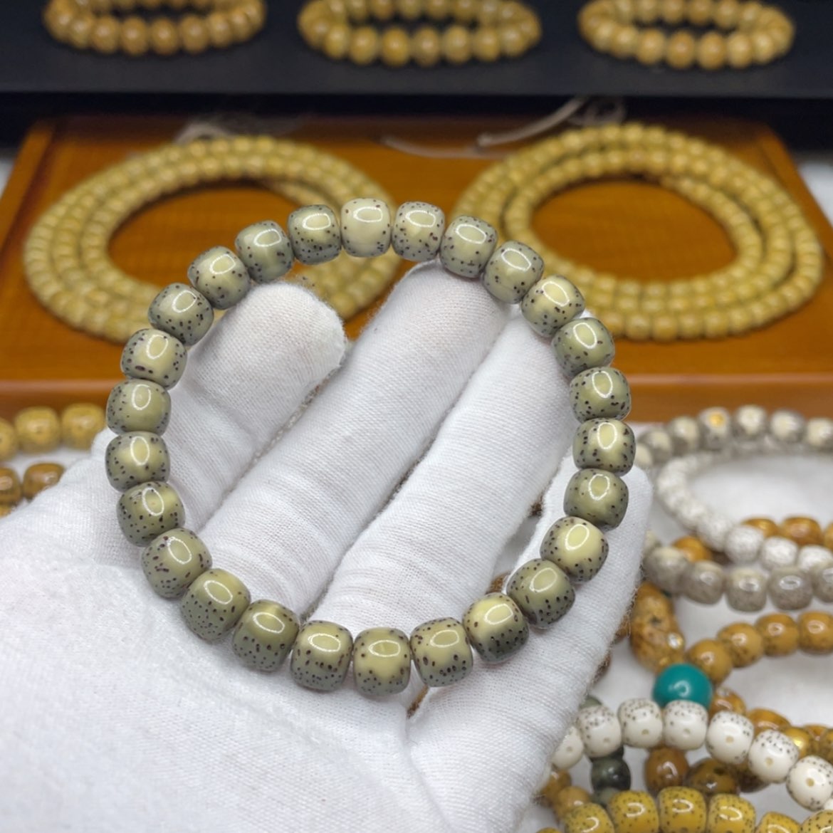 【闪购商品】星月菩提吊坠?9/8绿包白河豚