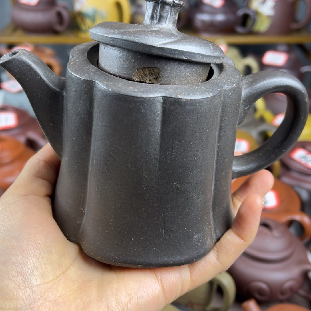 紫砂茶壶宜兴紫砂壶微瑕盖嗑跳沙