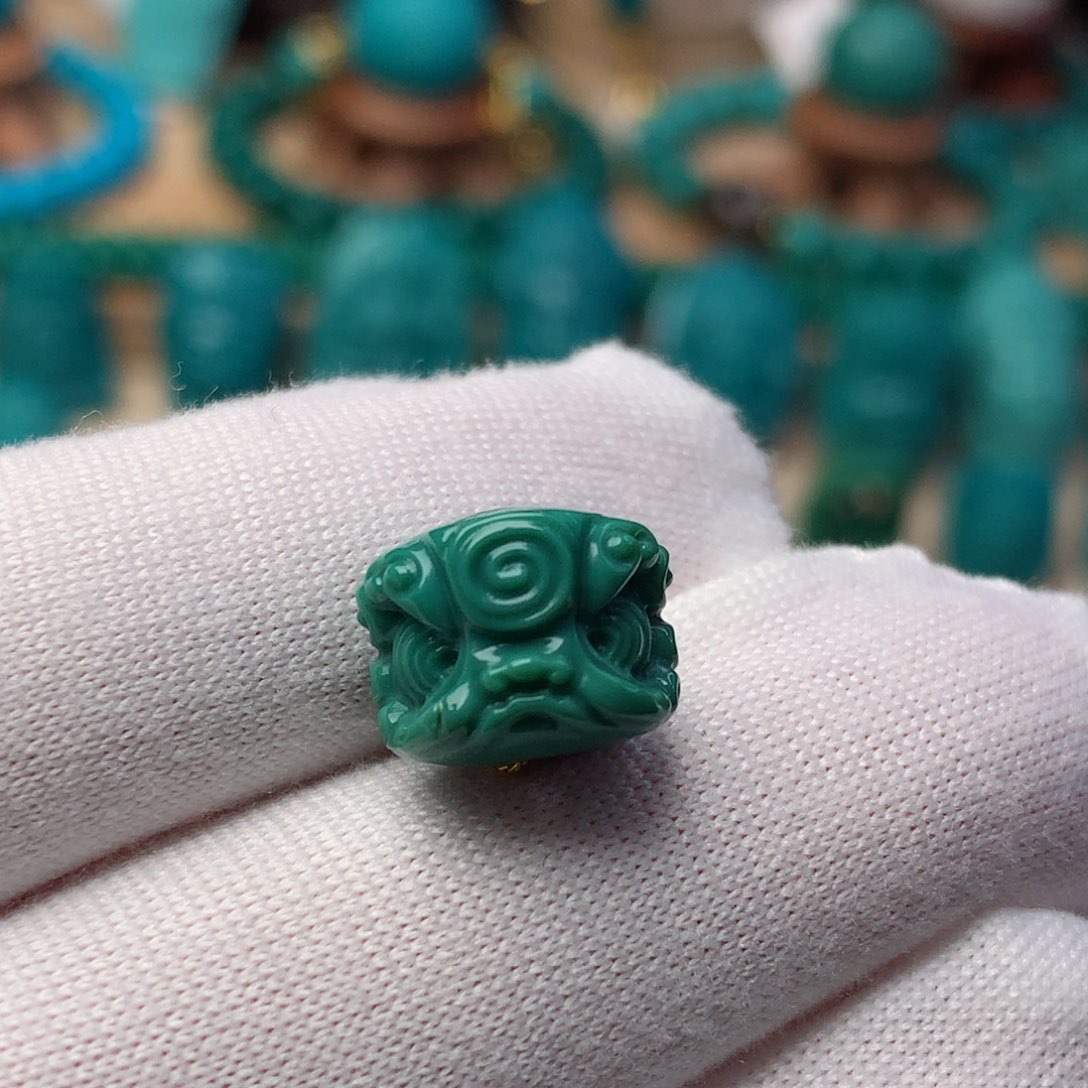 绿松石珠宝奇石未镶嵌12m m