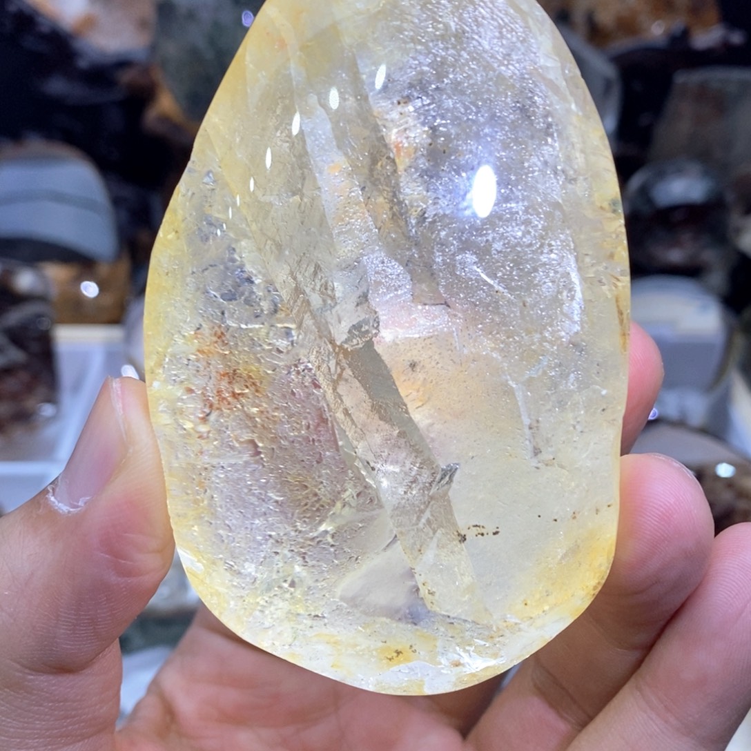 水晶未镶嵌车挂水晶