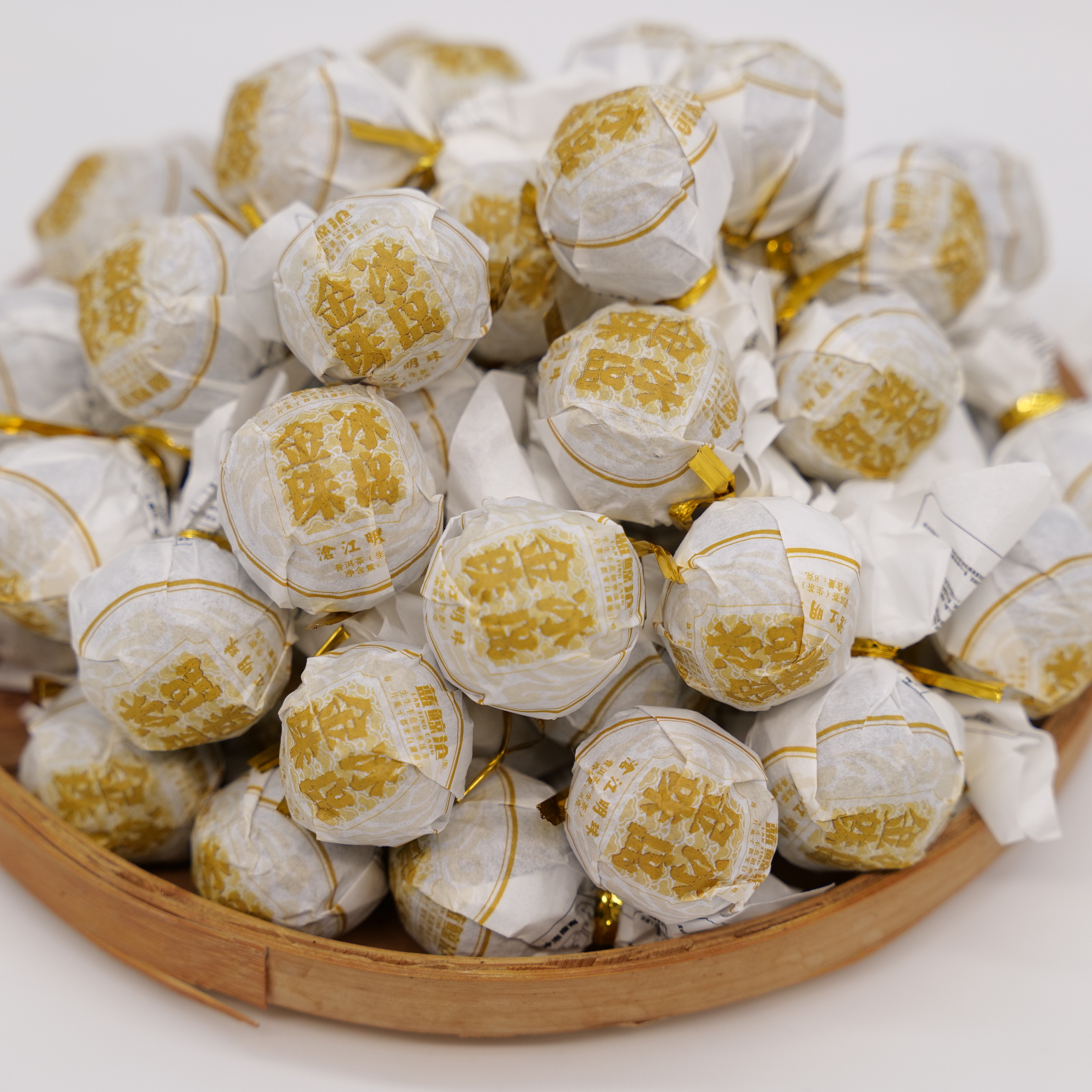 【蓝鲸沧】冰岛金珠【1公斤】 2025年（春）手工龙珠 普洱生茶 