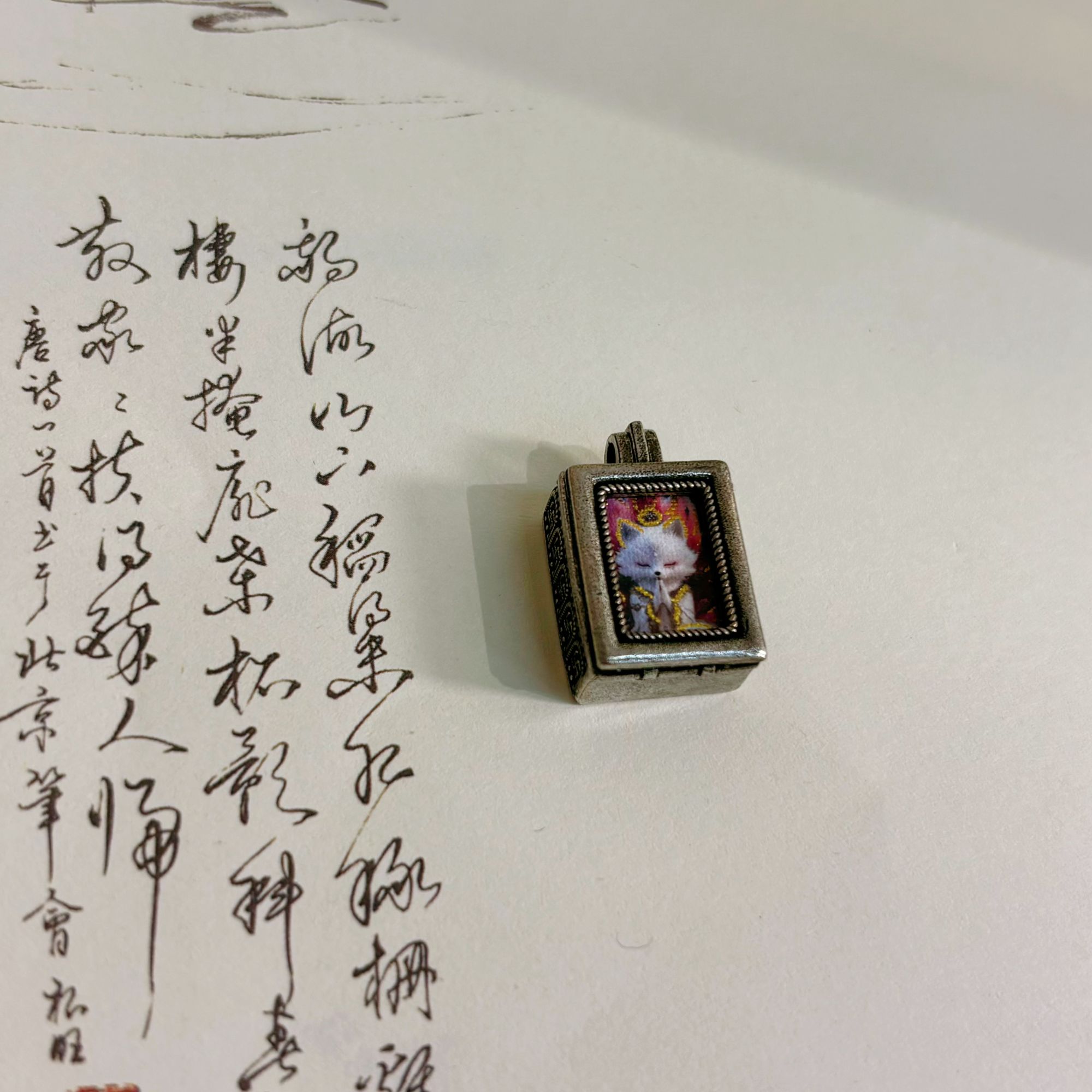 合金玻璃吊坠 凤九 唐卡 1469 多样式发一件