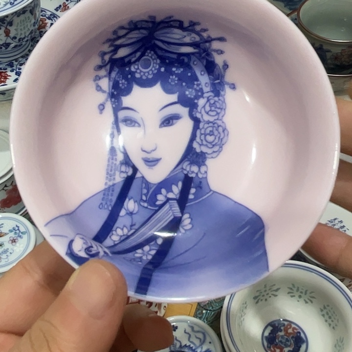 陶摆件景德镇陶瓷主人杯233