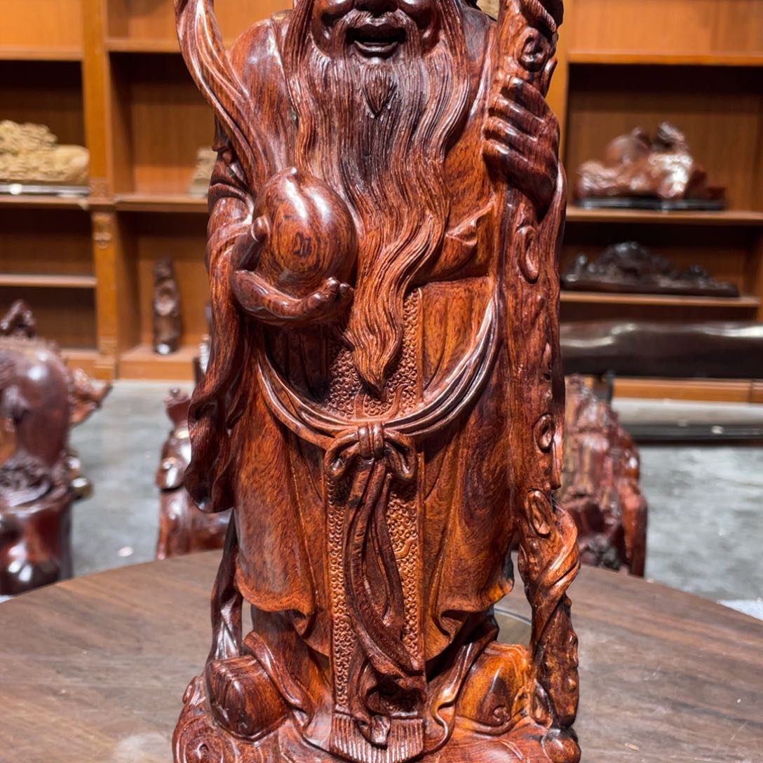 木天*水寿星摆件家居设计风格