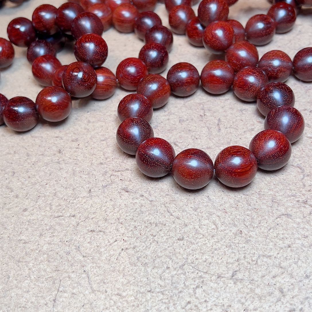 小叶紫檀手串/手链2.0干磨老泥料268