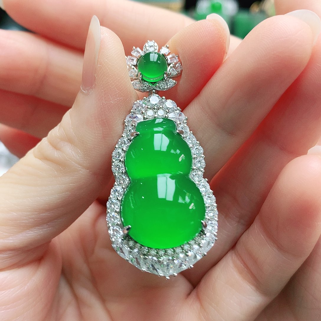 玛瑙/玉髓吊坠银S925镶嵌