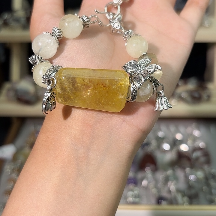 ʜ****水晶手链合金手串