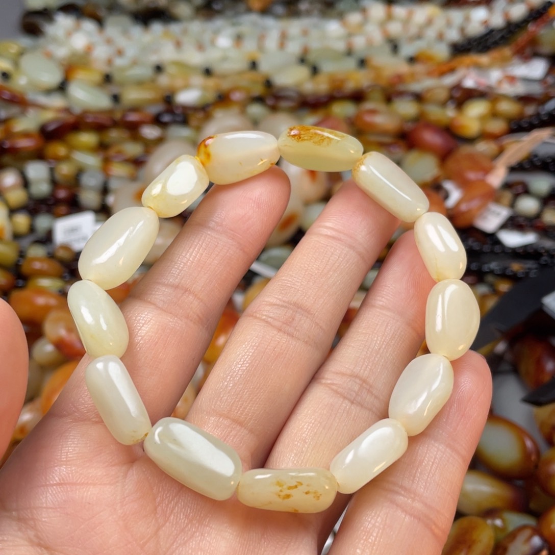 和田玉手链未镶嵌