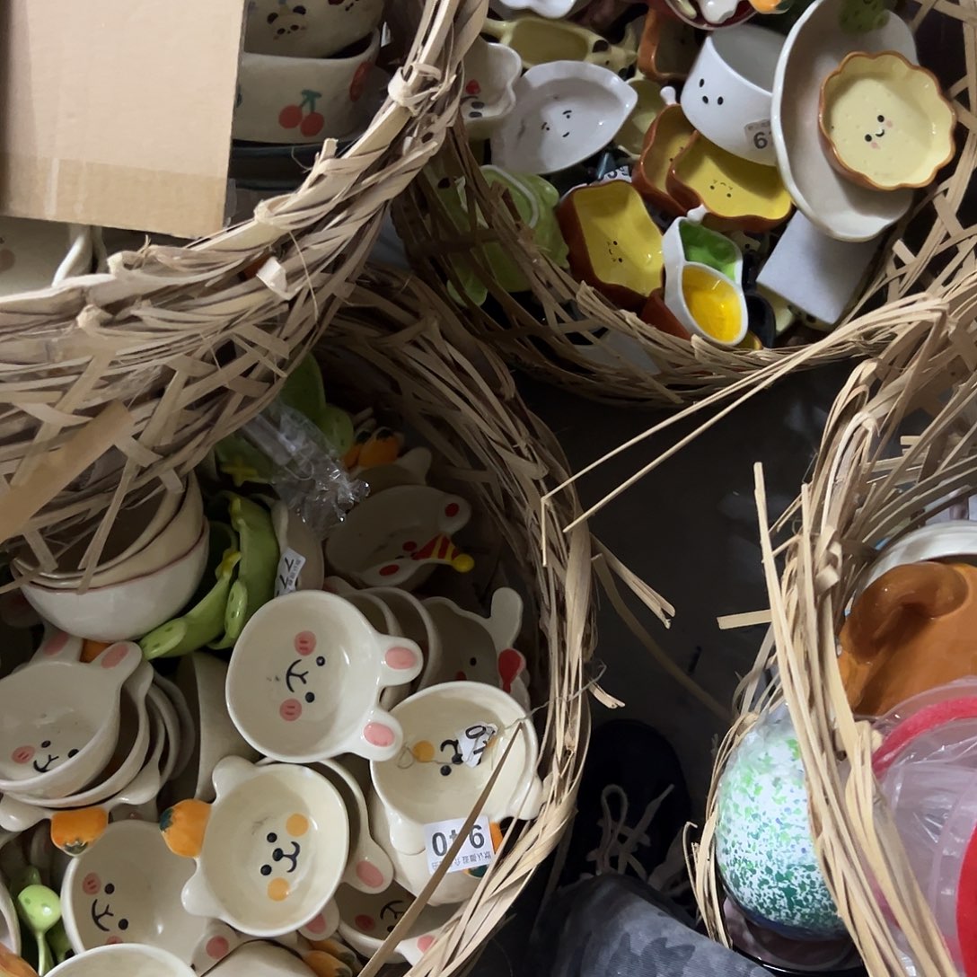 搪瓷微瑕料碟三个（不挑款不重款）