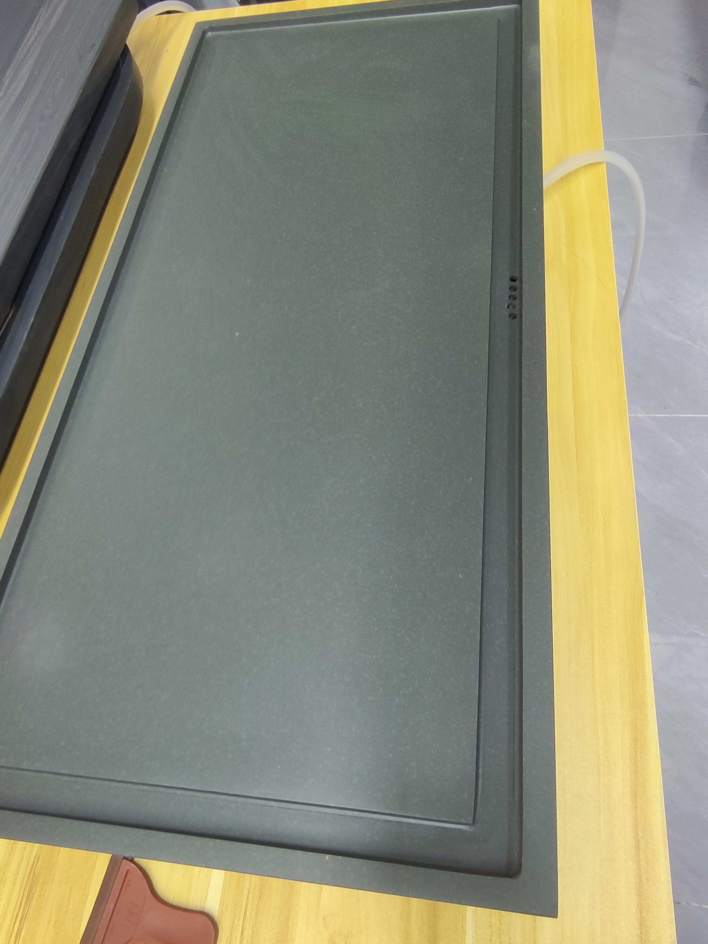 招财天罗绿高端原石家用茶盘石茶盘创意简约家用客厅茶盘