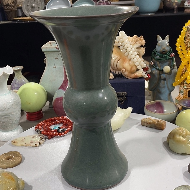 瓶官瓷 花觚 漏价不包邮