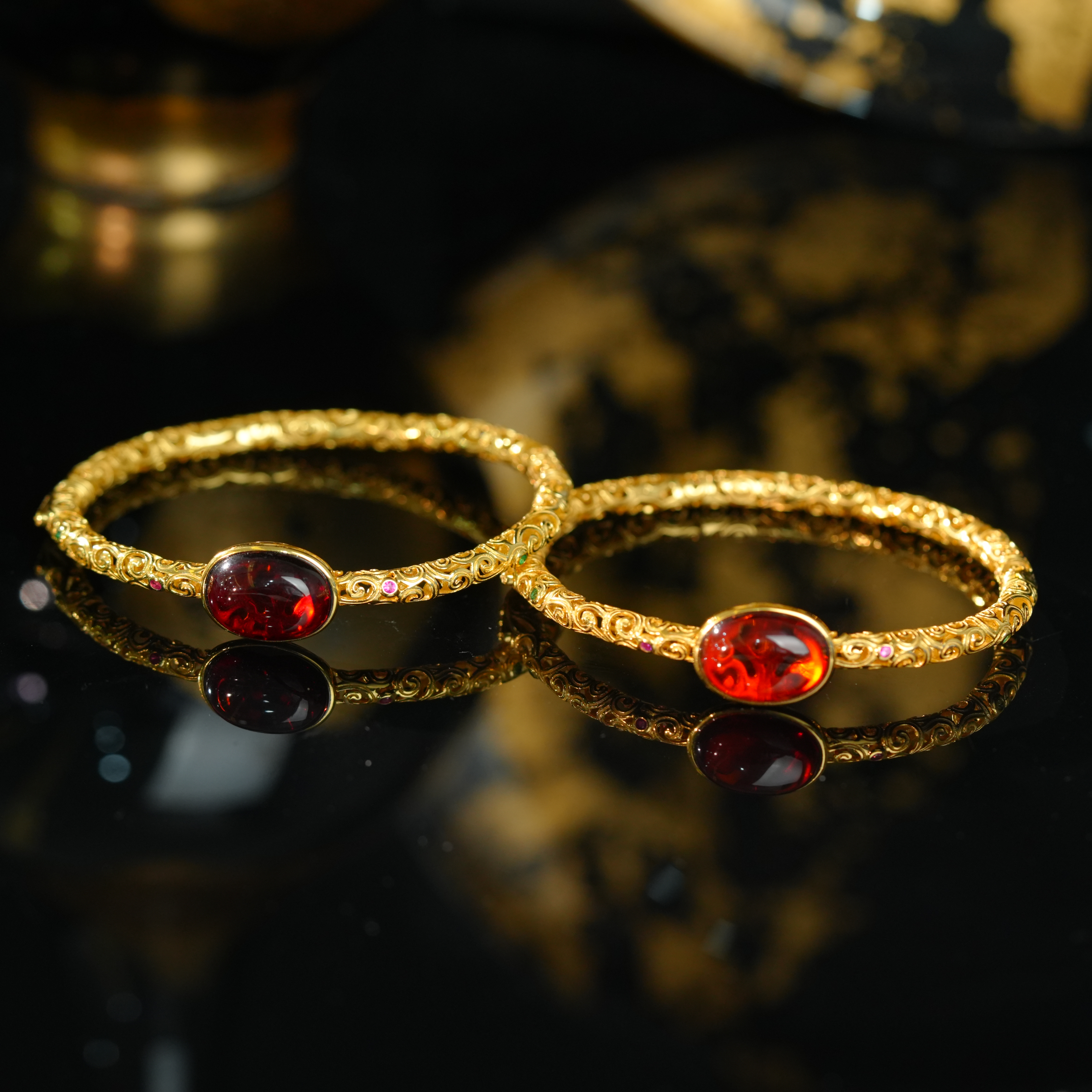 【初见珠宝】s925银琥珀手镯20-1CL256X158【多样性发一件】