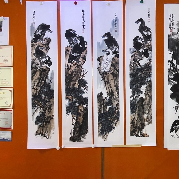 国画张圣敏先生纯手绘作品