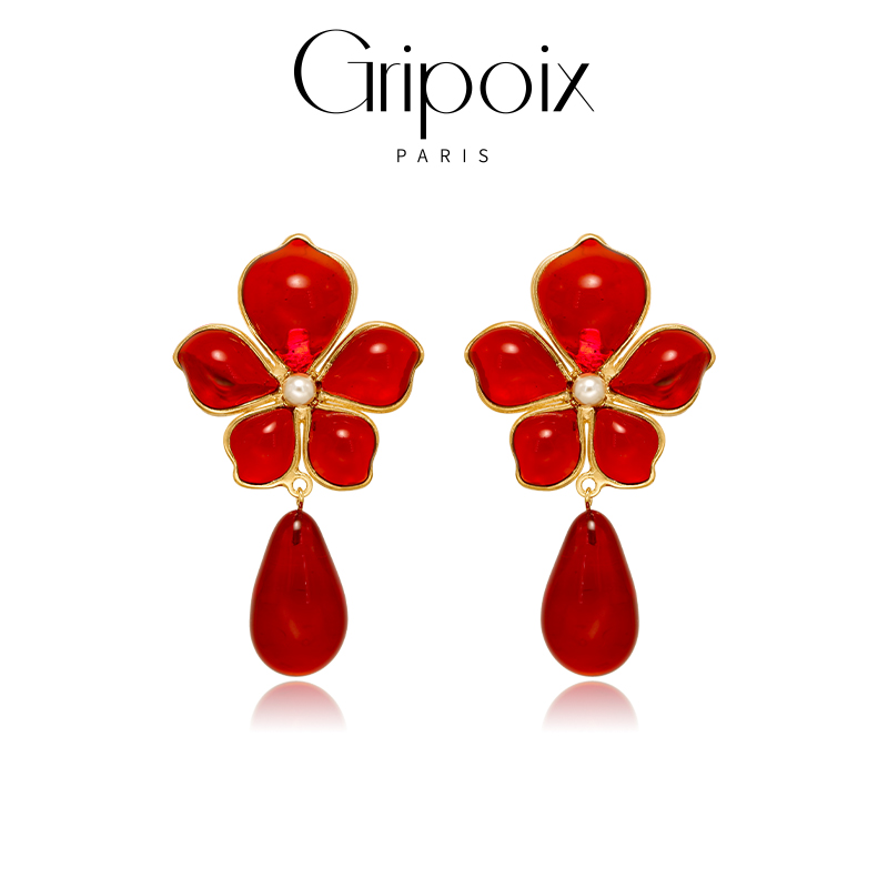 AZLOOK 耳环 【 法国进口】Gripoix paris 生命之花系列耳环
