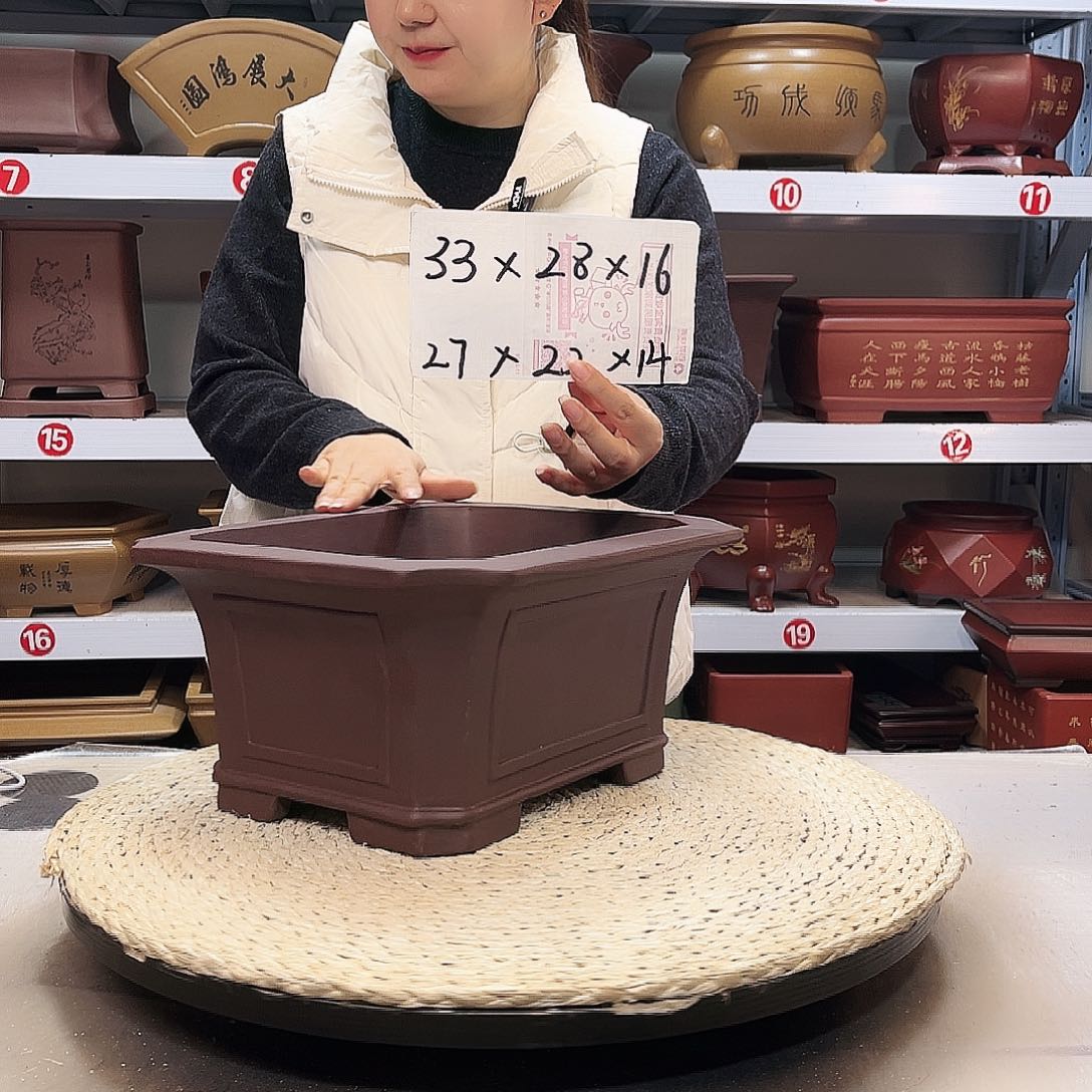 紫砂花盆紫砂花盆