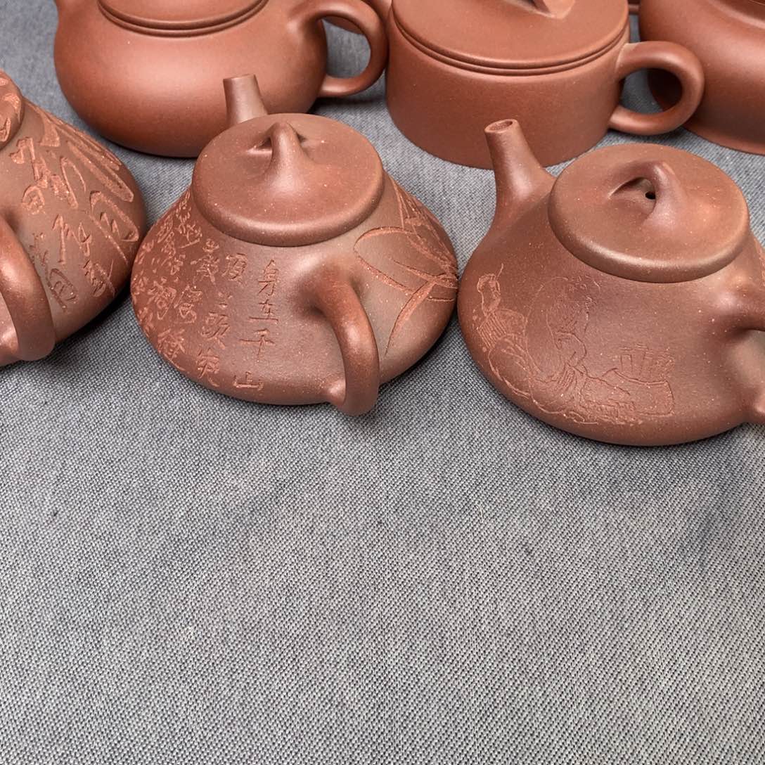 5***2茶壶紫砂四号井底槽青150尺寸