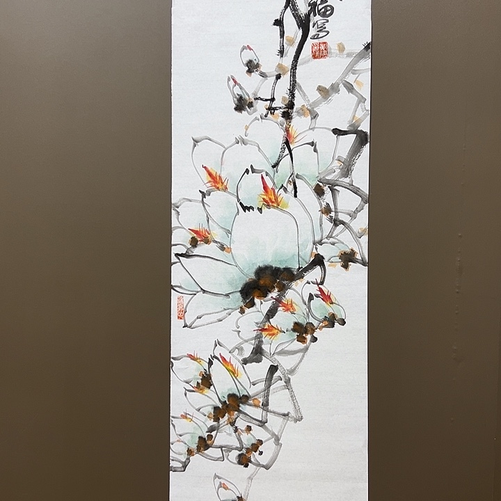 国画李广福   手绘原创