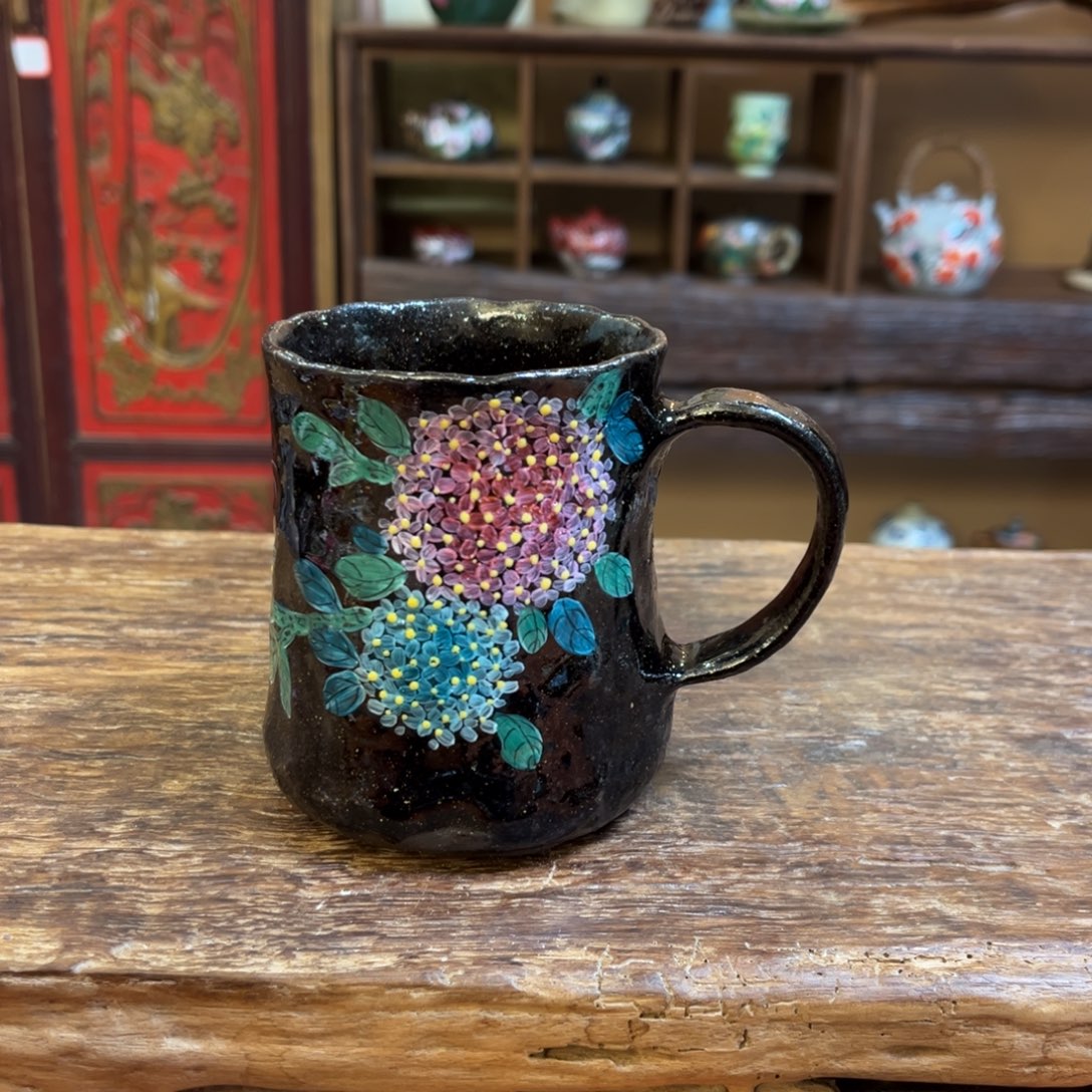 柴烧手工手绘陶瓷