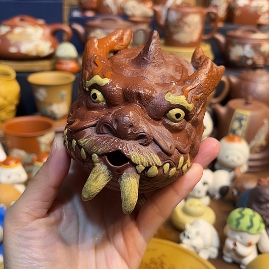 紫砂茶杯紫砂手抓壶