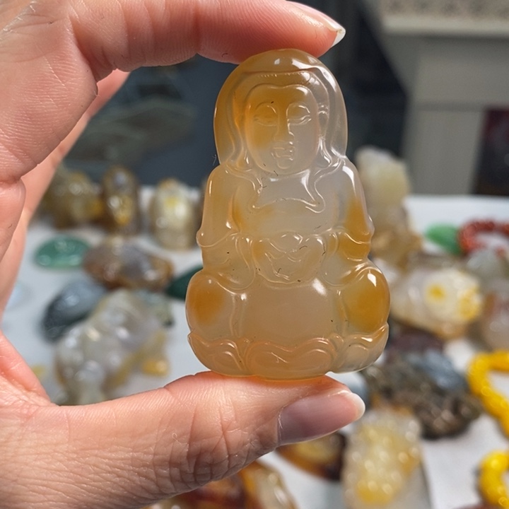 玛瑙/玉髓吊坠(不含链)未镶嵌