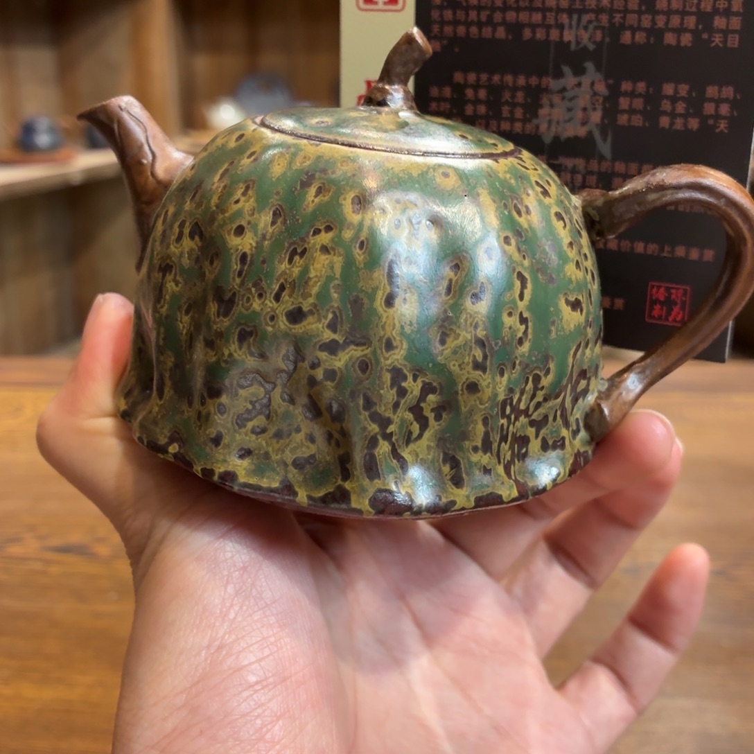 柴烧老岩泥茶器皿