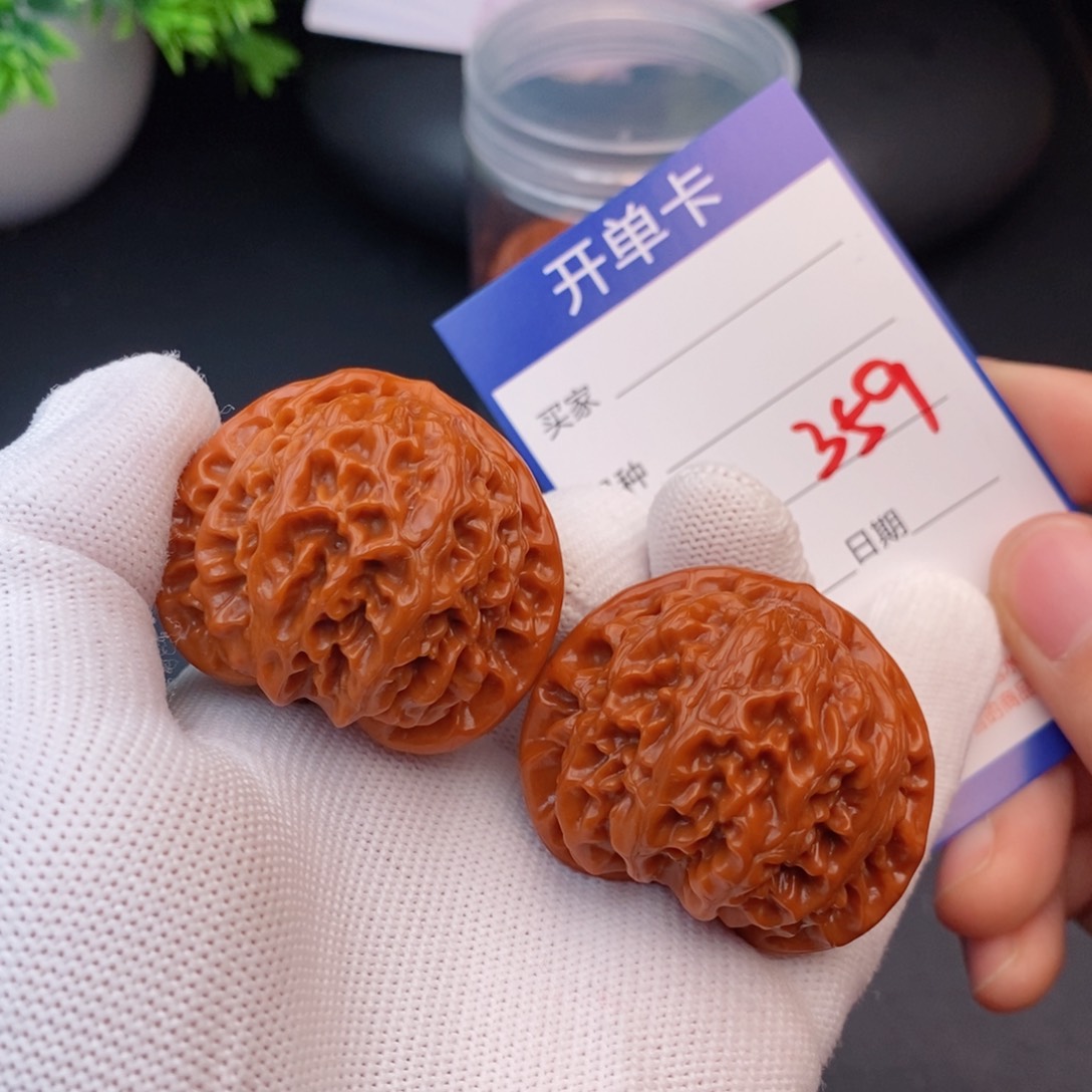 文玩核桃把件42宫灯359