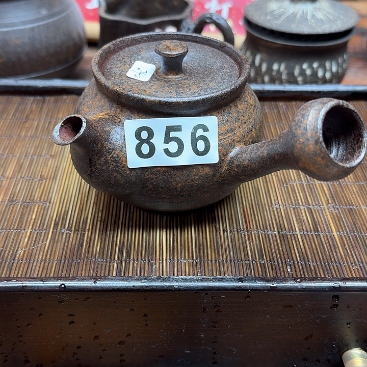 纯手工制作粗陶茶具